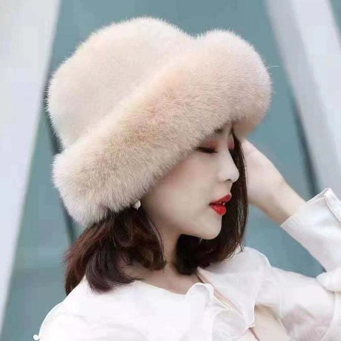 Fashion sweet and cute warm thick fisherman hat basin hat