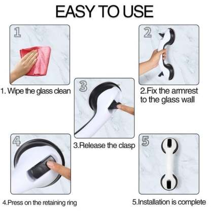 🔥Today's Lowest Price - 🛁 Bathroom safety helping handle anti slip support 🛡️​