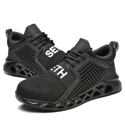 Men's Lightweight Anti-Smash Work Safety Shoes