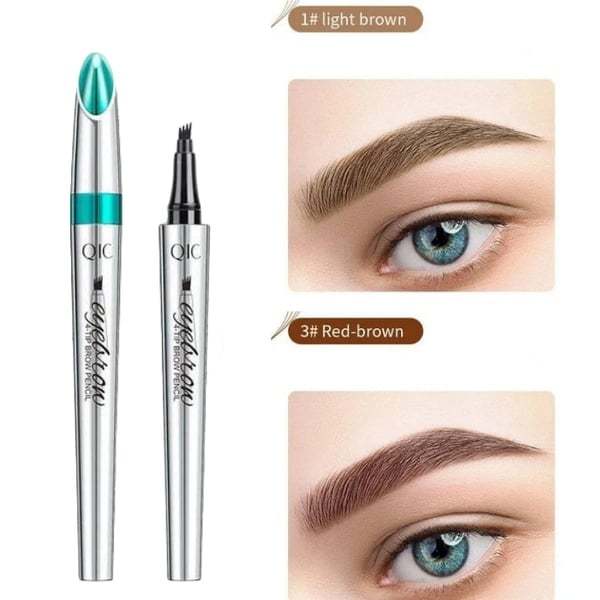 ✨Last Sale 49% OFF-🔥3D Waterproof Microblading Eyebrow Pen 4 Fork Tip Tattoo Pencil