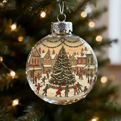 ​​🔥Last Day 49% OFF - Vintage Christmas Scene Bulb Ornaments