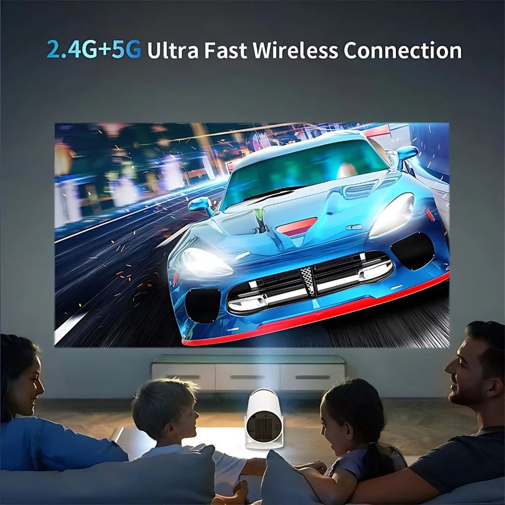 🎥HY300 Portable Projector for Home Outdoor Camping [4K HD 720P] - Home Theatre Experience