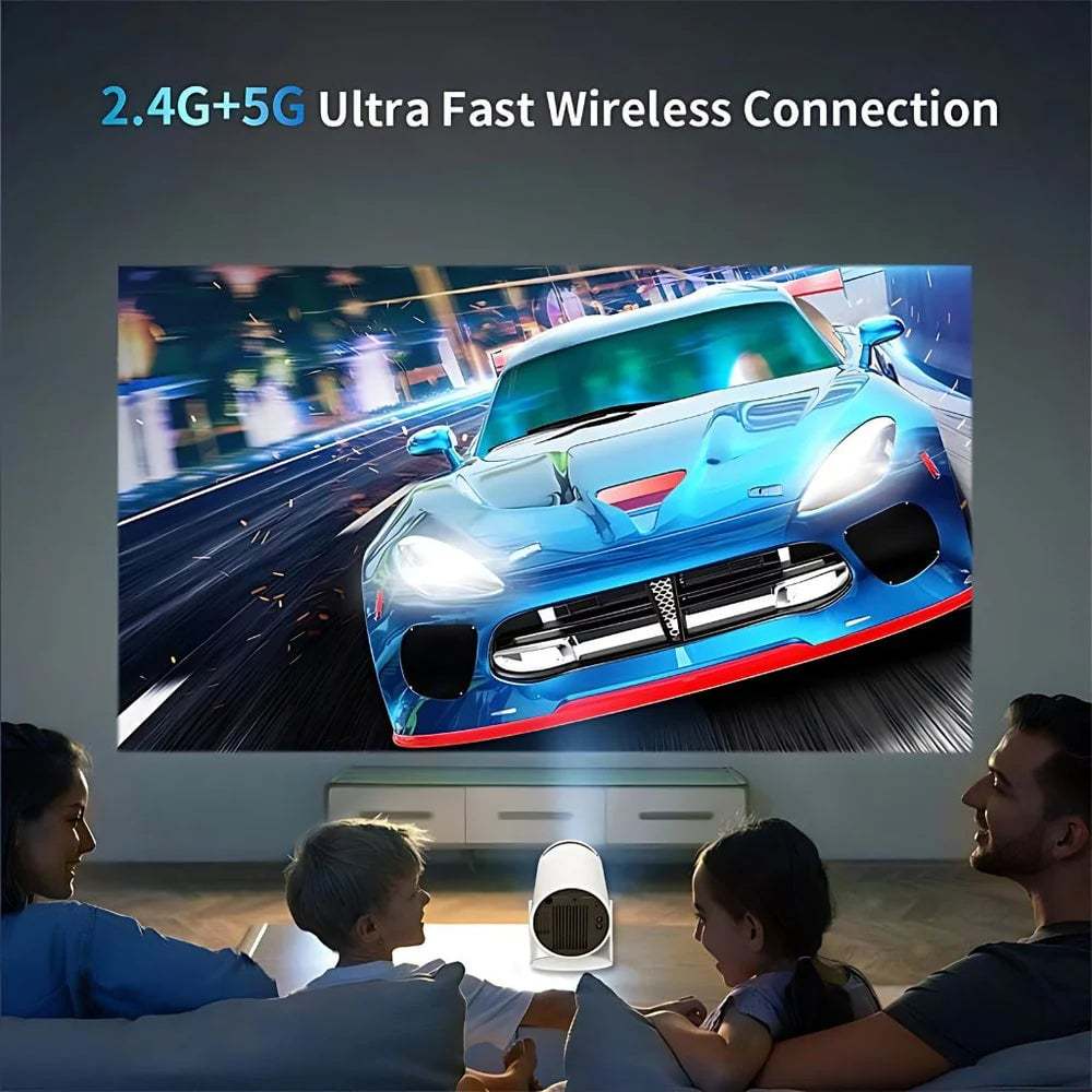 🎥HY300 Portable Projector for Home Outdoor Camping [4K HD 720P] - Home Theatre Experience