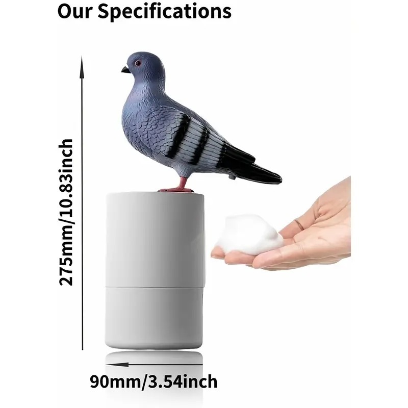 🔥🔥Funny Pigeon Design Foam Soap Dispenser