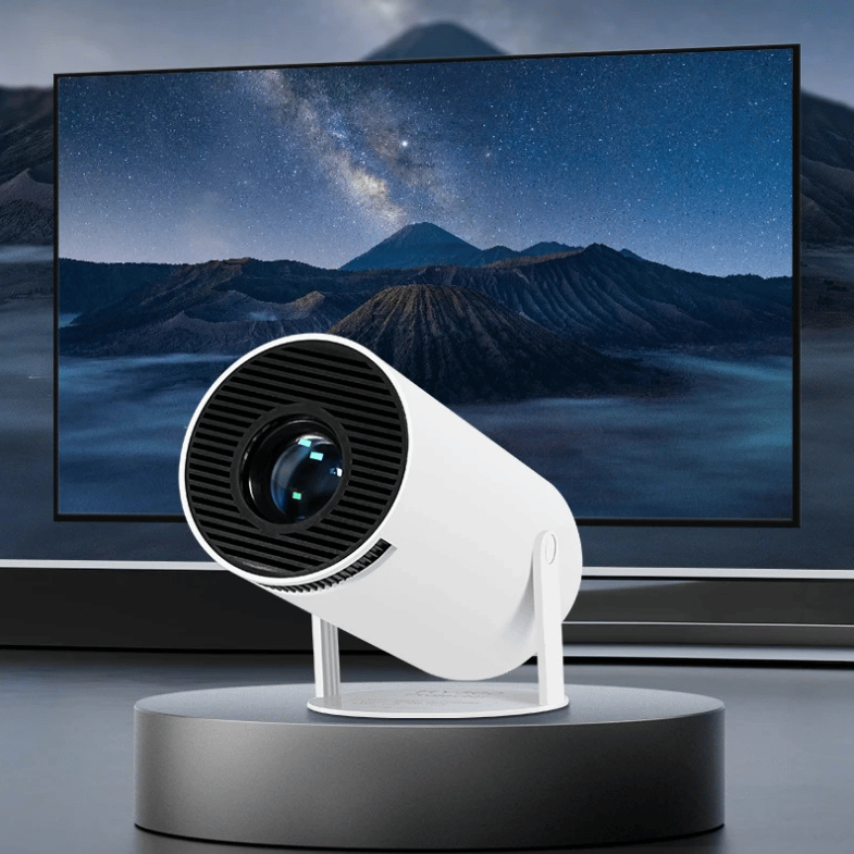 🎥HY300 Portable Projector for Home Outdoor Camping [4K HD 720P] - Home Theatre Experience
