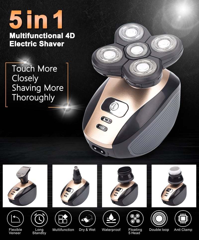 🔥5 In 1 Multifunctional 4D Electric Shaver
