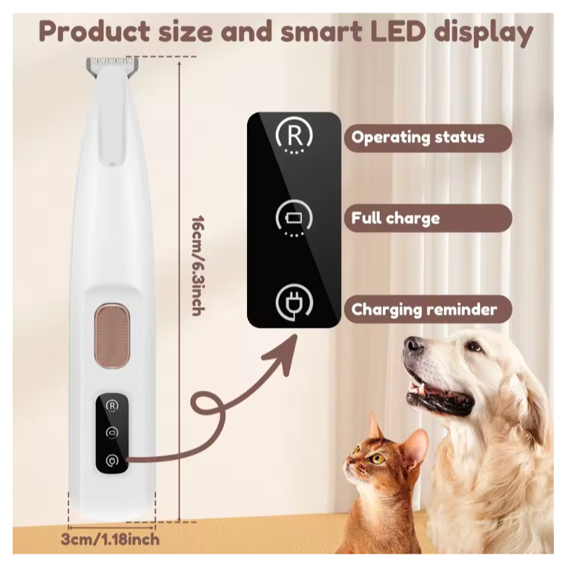WagTrimmer - Pet Hair/Fur trimmer for Dogs and Cats (For Sensitive Pets)