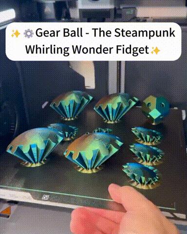 🏆LAST DAY SALE 49% OFF⚙️The Steampunk Whirling Wonder Fidget (Gear Ball)