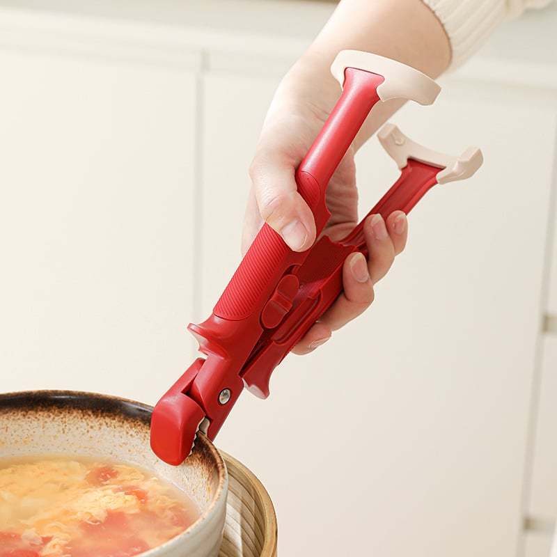 🔥 Heat-Resistant Bowl Gripper Tongs – Safe & Effortless Handling for Hot Dishes! 🍜
