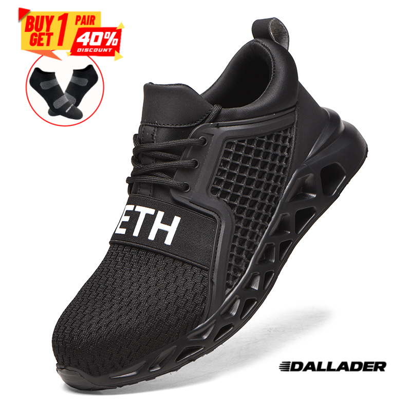 Men's Lightweight Anti-Smash Work Safety Shoes