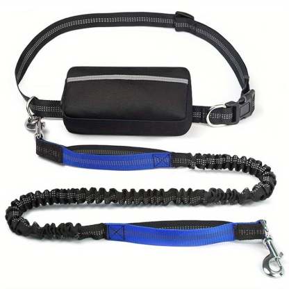 Hands Free Dog Leash with Zipper Pouch