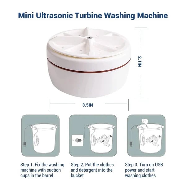 🔥Hot Summer Sale 59%OFF🔥Mini Washing Machine