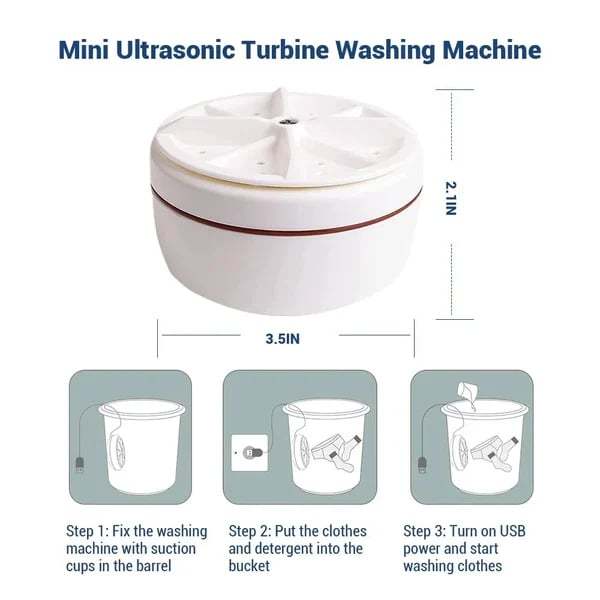 🔥Hot Summer Sale 59%OFF🔥Mini Washing Machine