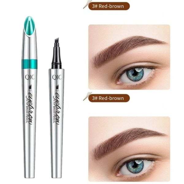 ✨Last Sale 49% OFF-🔥3D Waterproof Microblading Eyebrow Pen 4 Fork Tip Tattoo Pencil