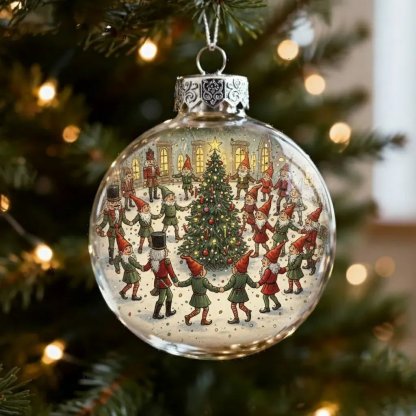 ​​🔥Last Day 49% OFF - Vintage Christmas Scene Bulb Ornaments