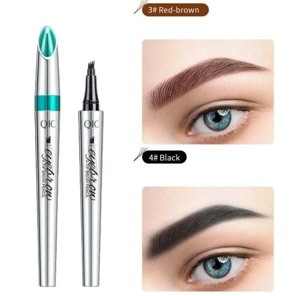 ✨Last Sale 49% OFF-🔥3D Waterproof Microblading Eyebrow Pen 4 Fork Tip Tattoo Pencil