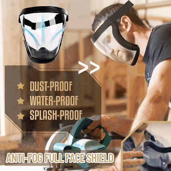 🔥🔥Last Day 49% OFF - 🛡️Anti-Fog Full Face Shield👓🔥