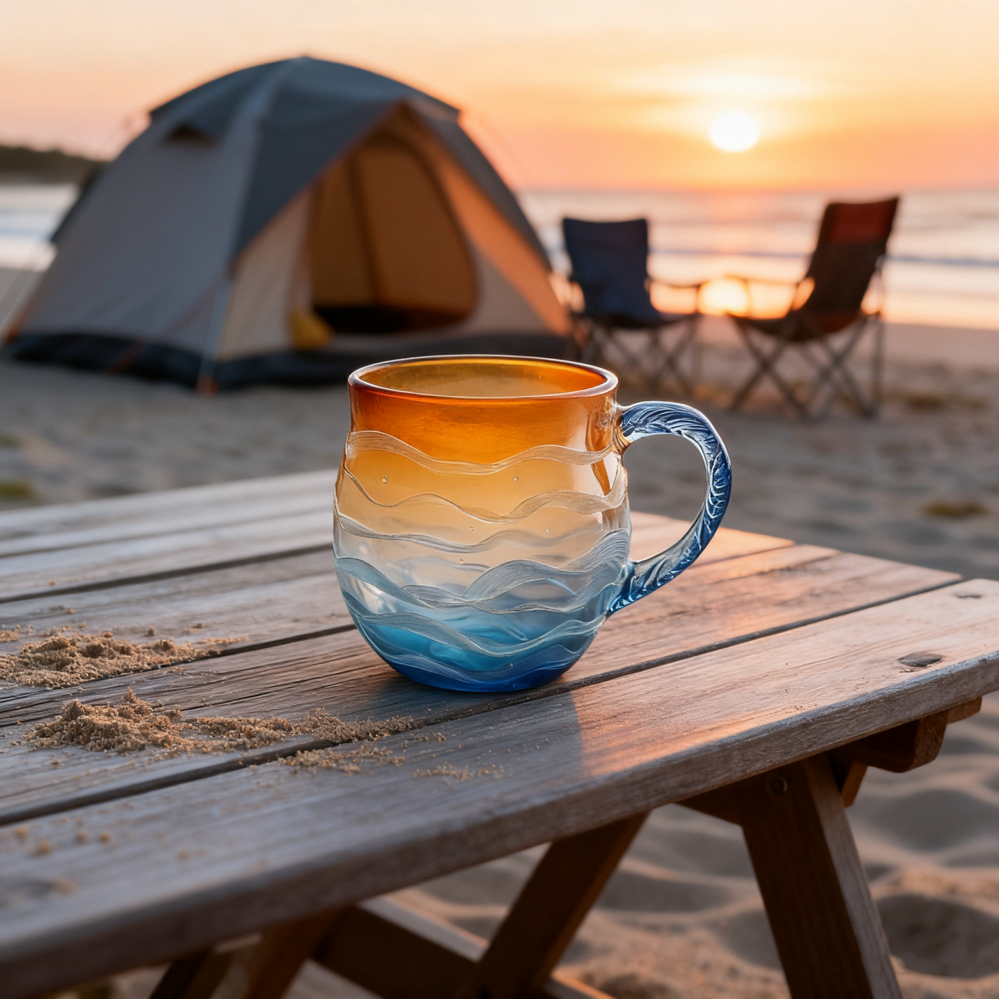 Sea Glass Sunset Mug