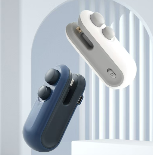 Small 2-in-1 Rechargeable Magnetic Snack Sealer Household Mini Sealing Machine