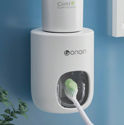 🌟【Automatic Toothpaste Dispenser】🤖 Hands-Free, Wall-Mounted, Squeeze with Ease! 🦷✨