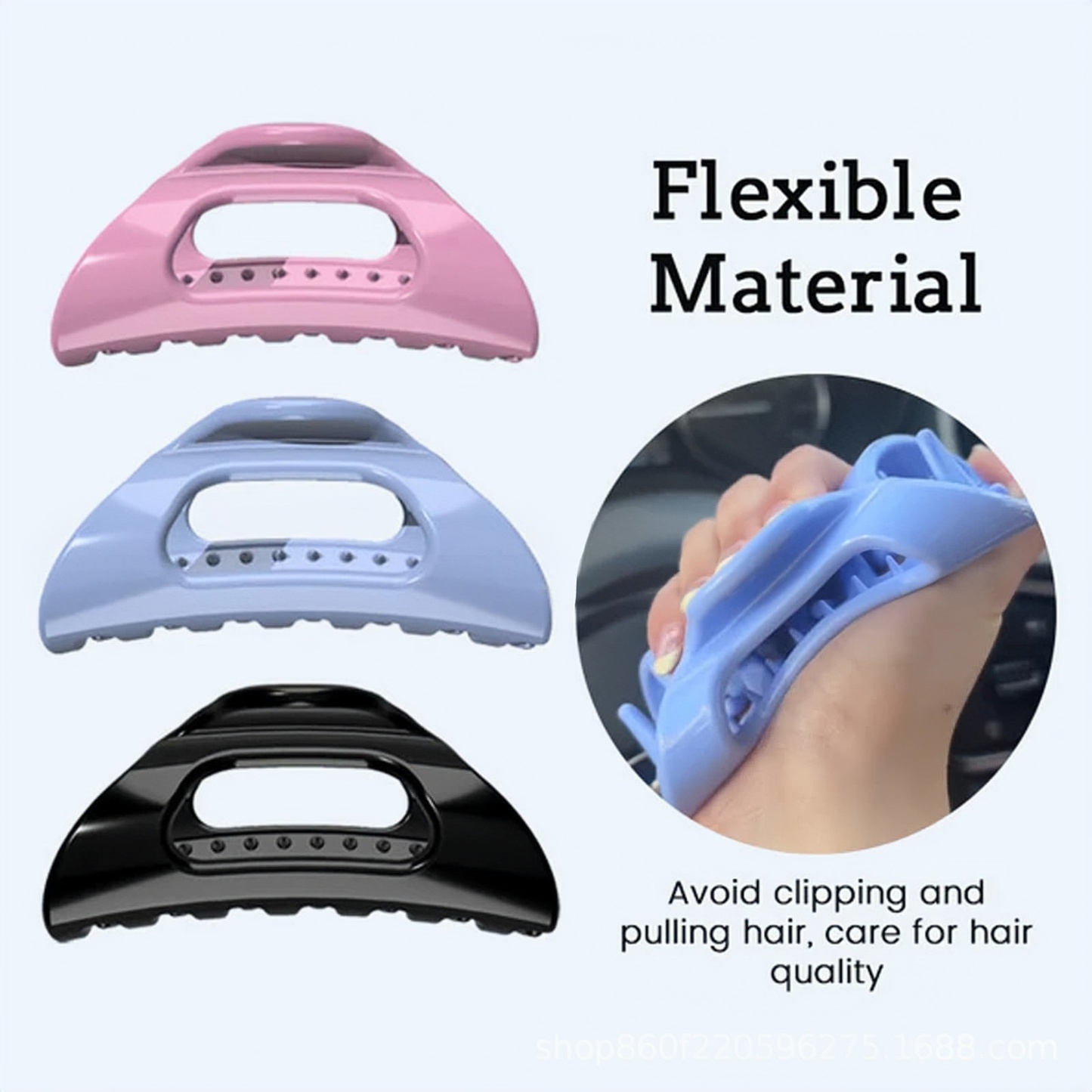 BUY 2 GET 5% OFF | BUY 3 GET 10% OFF✨🎁Flexi-Grip Hair Claw Clips​