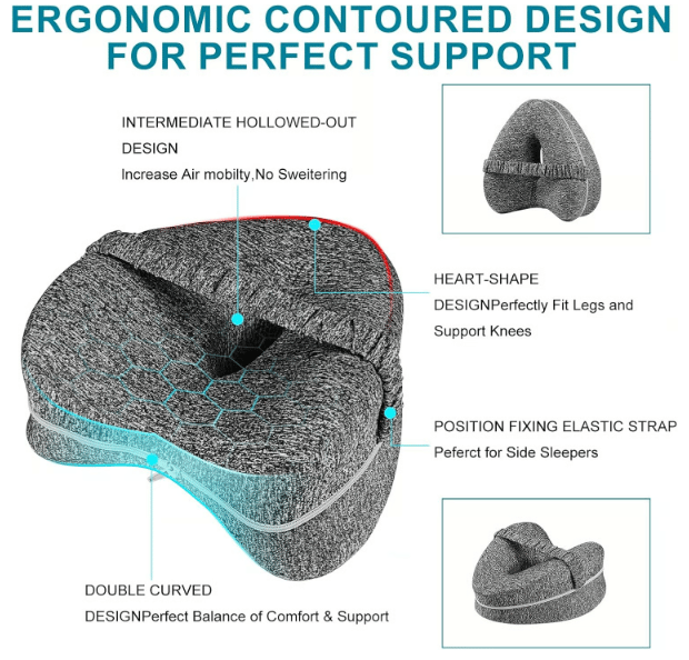 💥Last Day Promotion 49% Off!!Side Sleeper Knee Foam Pillow - Soothing Support