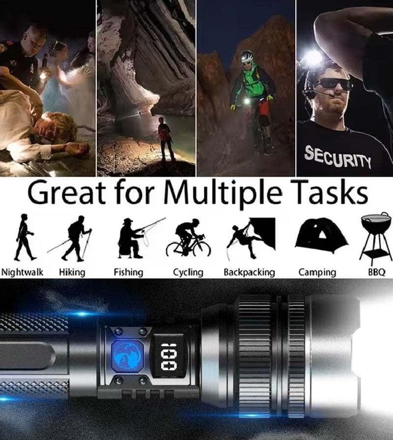 🔥 2025 The Ultimate Survival Flashlight