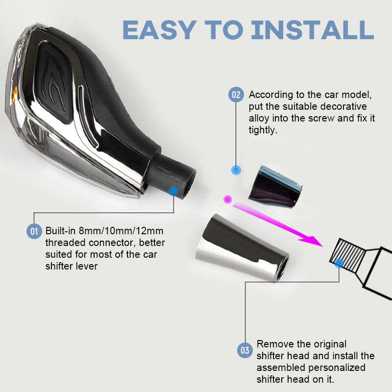 🔥2025 Car Hot Sale 49% OFF📢Crystal Car Gear Shift Knob