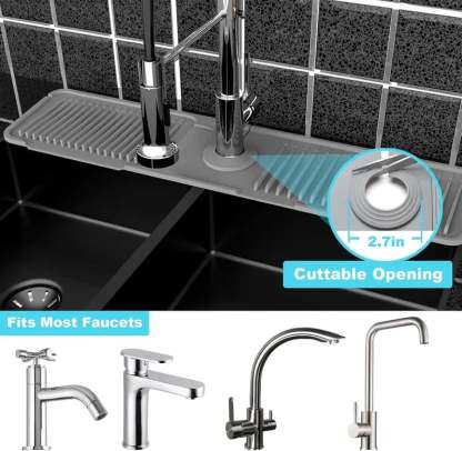 🏆Last Day 49% OFF🔥Faucet Guard & Draining Mat