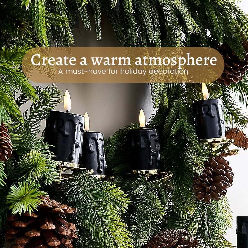 LED Cone-Shaped Festival Clip Candle