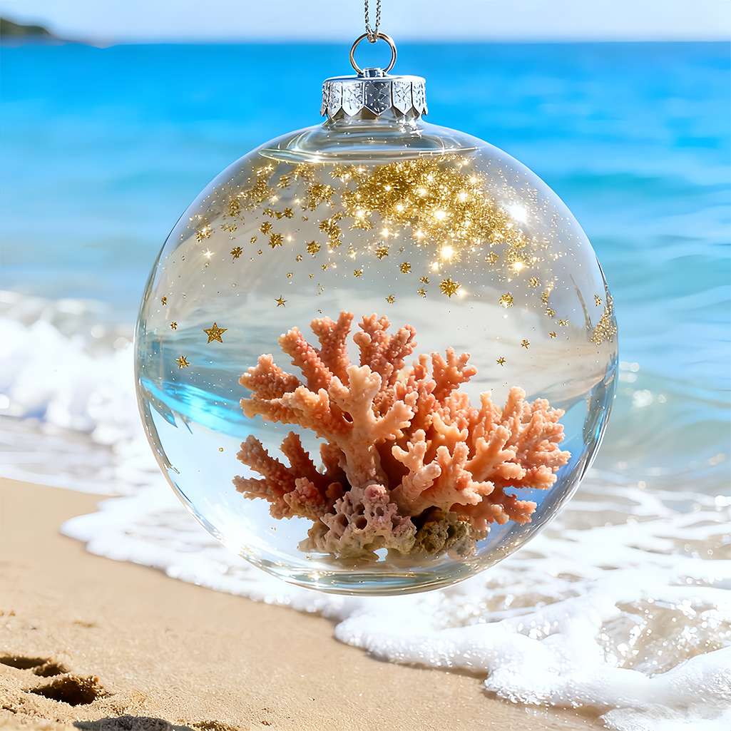 🔥Last Day 60% Off -🌊Sea Life Crystal Glass Decoration Set