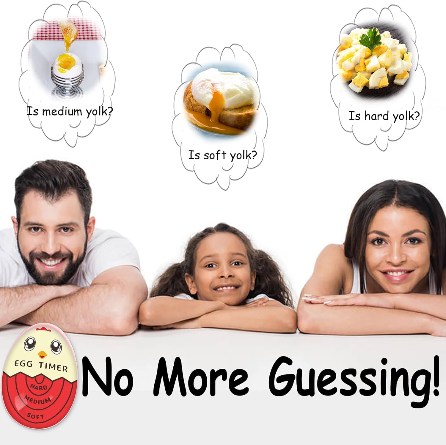 🔥Color Changing Egg Timer – Perfect Soft, Medium & Hard Boiled Eggs Every Time