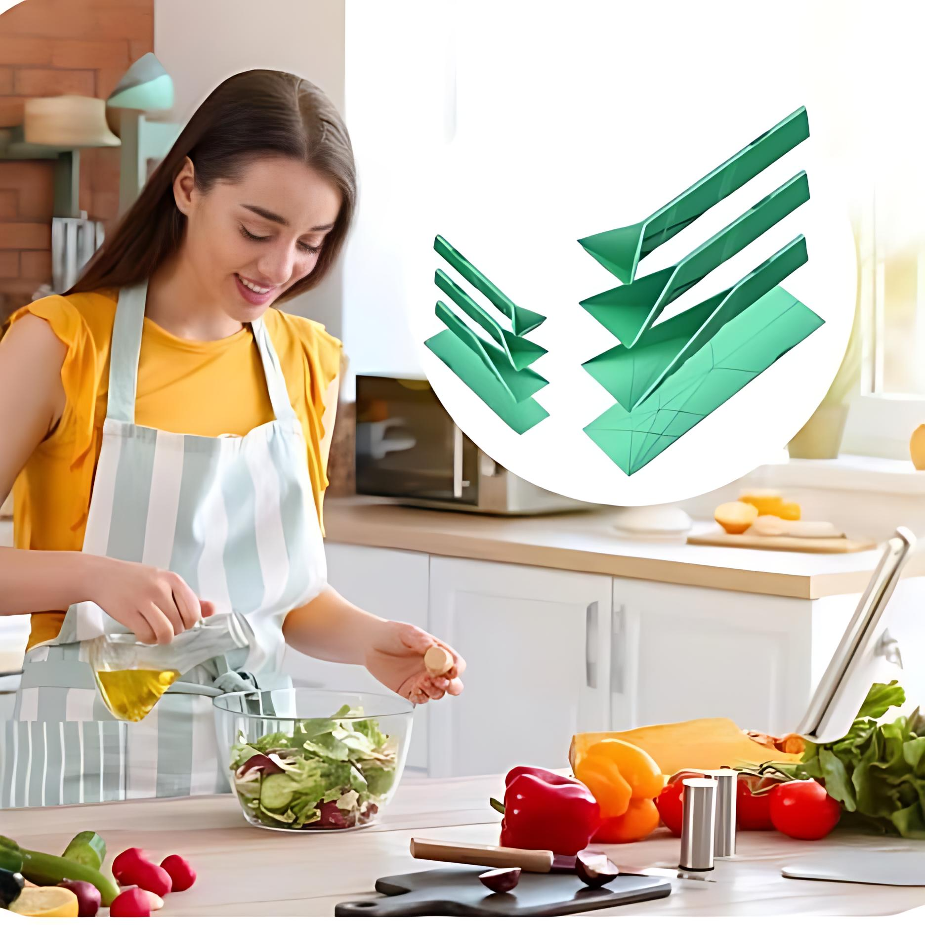 🔥🔥2025 Hot Sale - 📏 POLYGONS FLAT 3-IN-1 MEASURING SPOONS SET 🍽️🔥