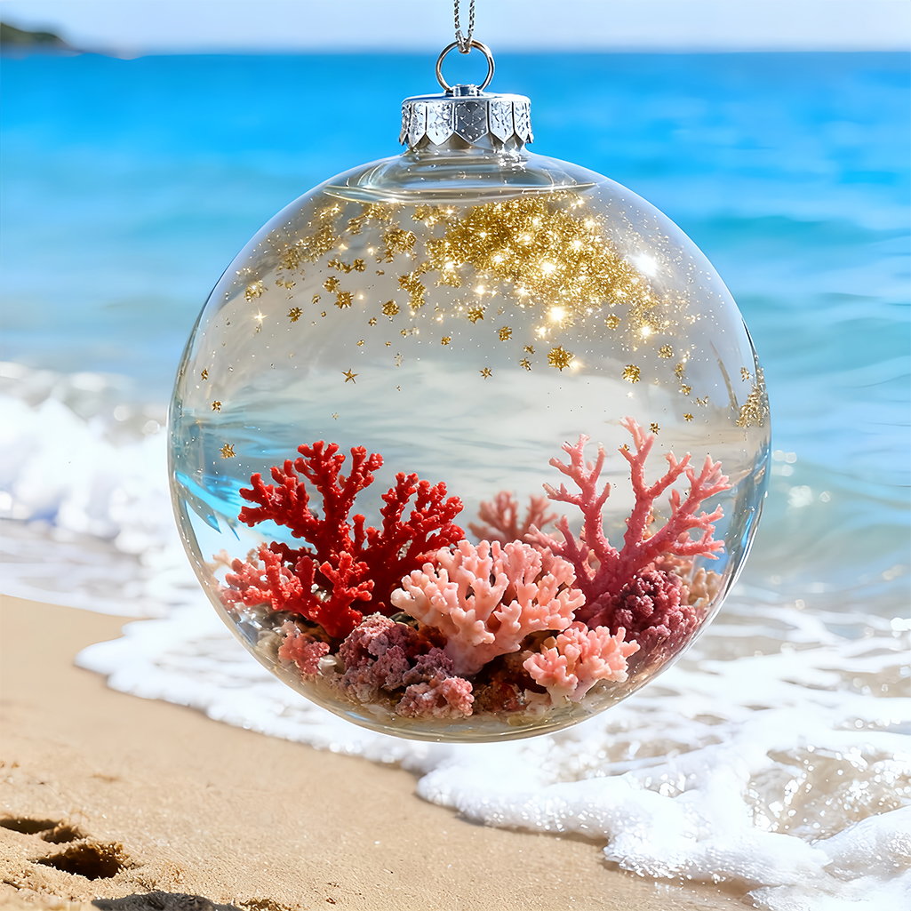 🔥Last Day 60% Off -🌊Sea Life Crystal Glass Decoration Set