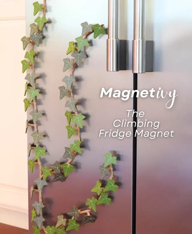 Ivy Fridge Magnet with Articulating Stems