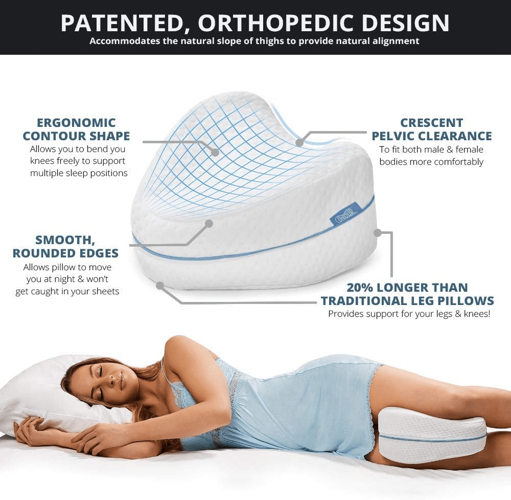 💥Last Day Promotion 49% Off!!Side Sleeper Knee Foam Pillow - Soothing Support