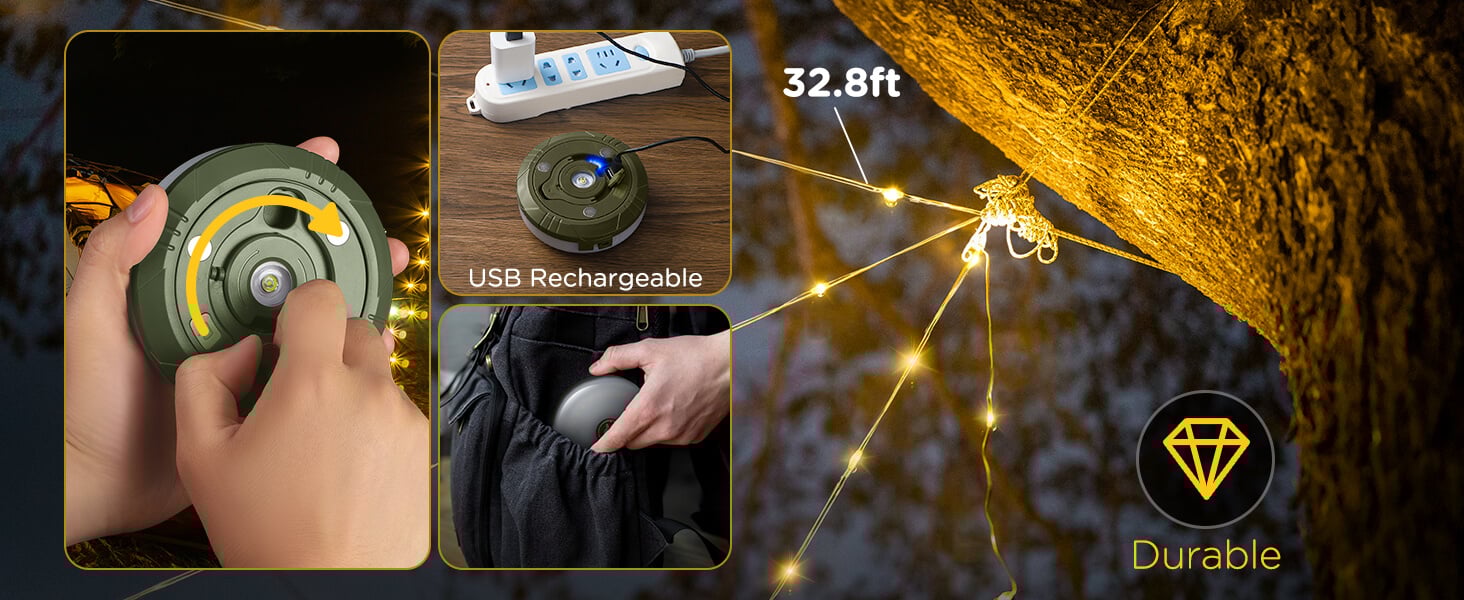 camping lights string