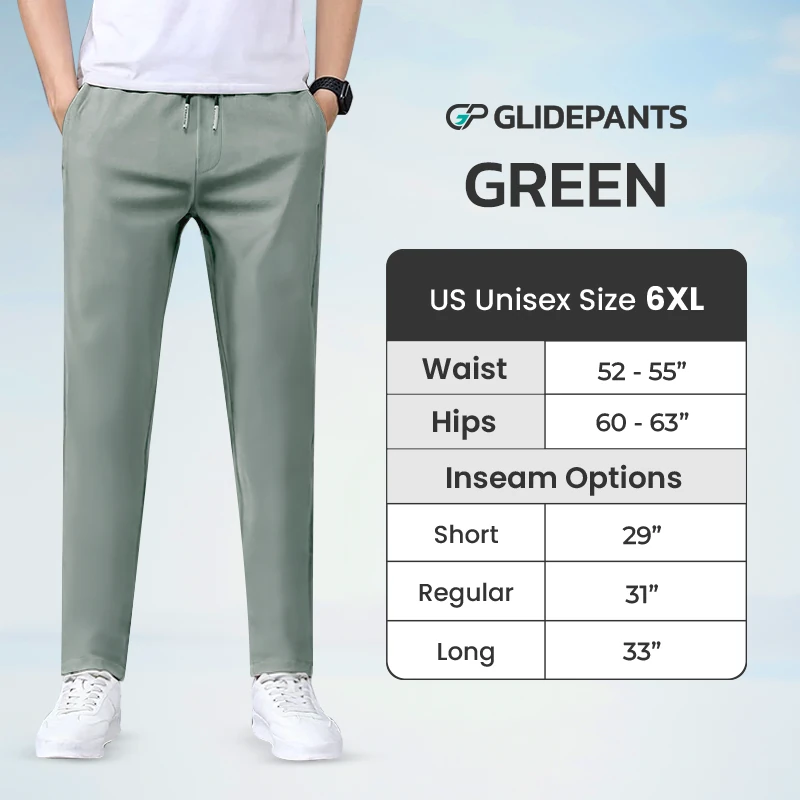 GlidePants - Unisex Quick Dry Pull-on Stretch Pants
