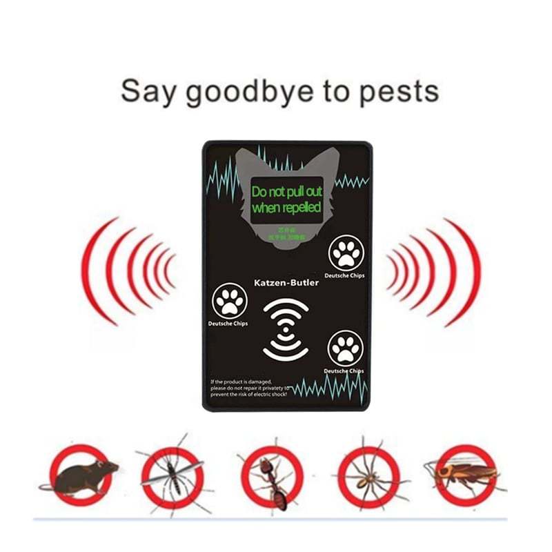 Ultrasonic electronic mouse repeller