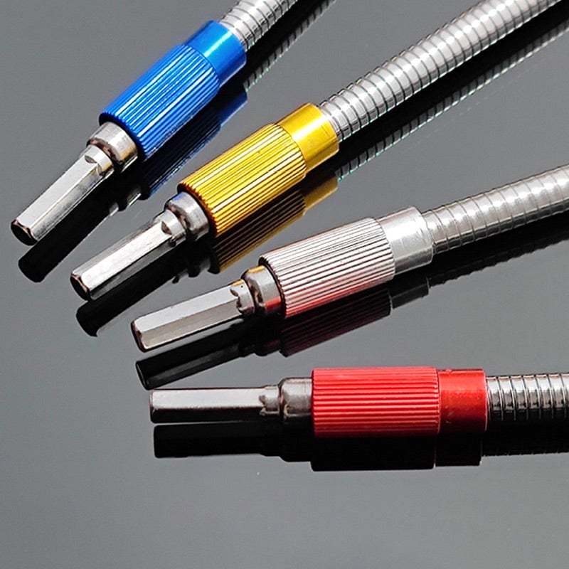 (🔥HOT SALE NOW 49% OFF) - Hexagonal Shank Metal Flex Universal Extension Bit Holder
