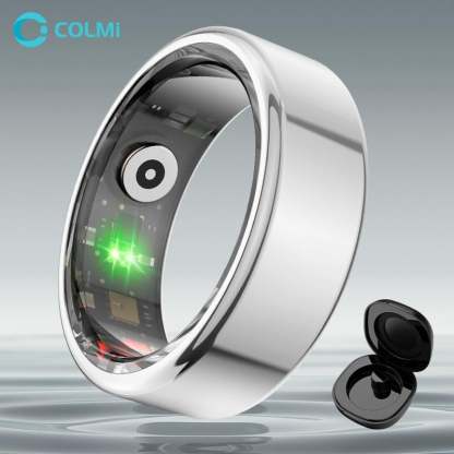 Smart Ring R02 IP68 Waterproof Wearable Fitness Trackers for Women Men Couple Gift