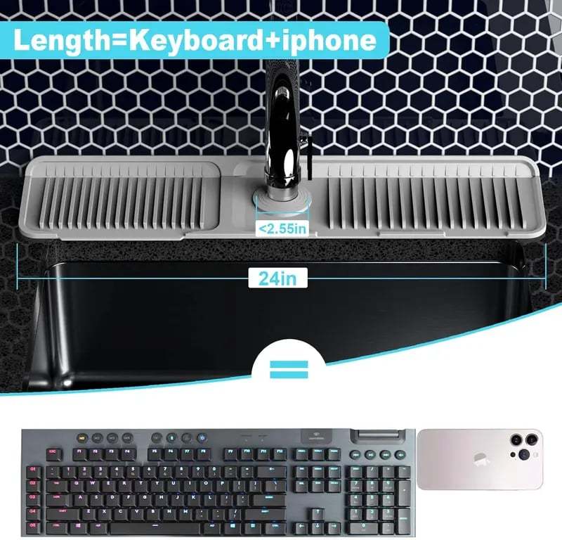 🏆Last Day 49% OFF🔥Faucet Guard & Draining Mat