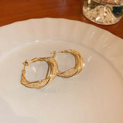 💕-S925 Fashion Twist Earrings