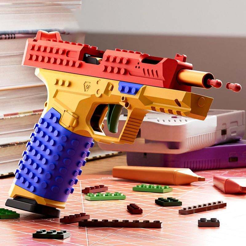 SIG17 1:1 Block Gun Kit — Realistic Simulated Shooting Toy 🔫