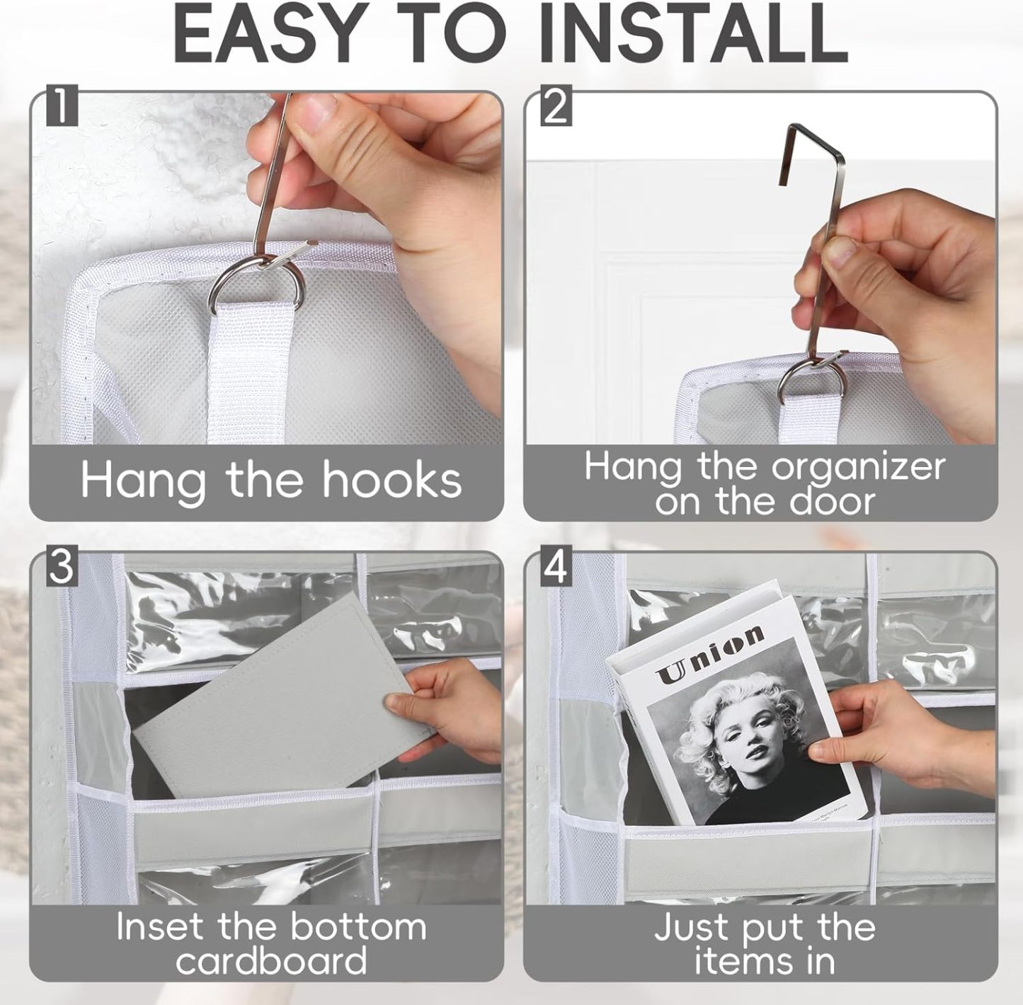 [🏆Flash Sale⚡ 50K+]Ultimate Over-the-Door Organizer — Maximize Space Effortlessly! 🏠✨