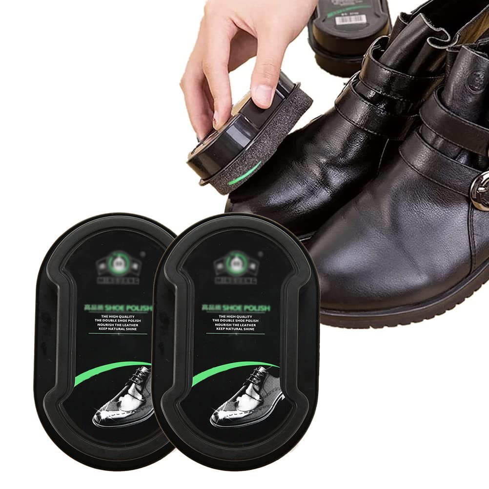 🛒 Sponge Shoe Polish  (2 PCS) – Instantly Shine & Protect All Leather Gear 👞 