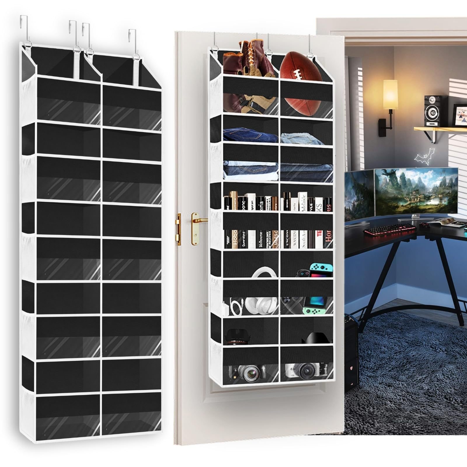[🏆Flash Sale⚡ 50K+]Ultimate Over-the-Door Organizer — Maximize Space Effortlessly! 🏠✨