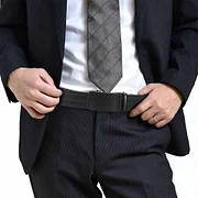 Eptchn Leather Ratchet Belt With Adjustable Buckle CrackSlick