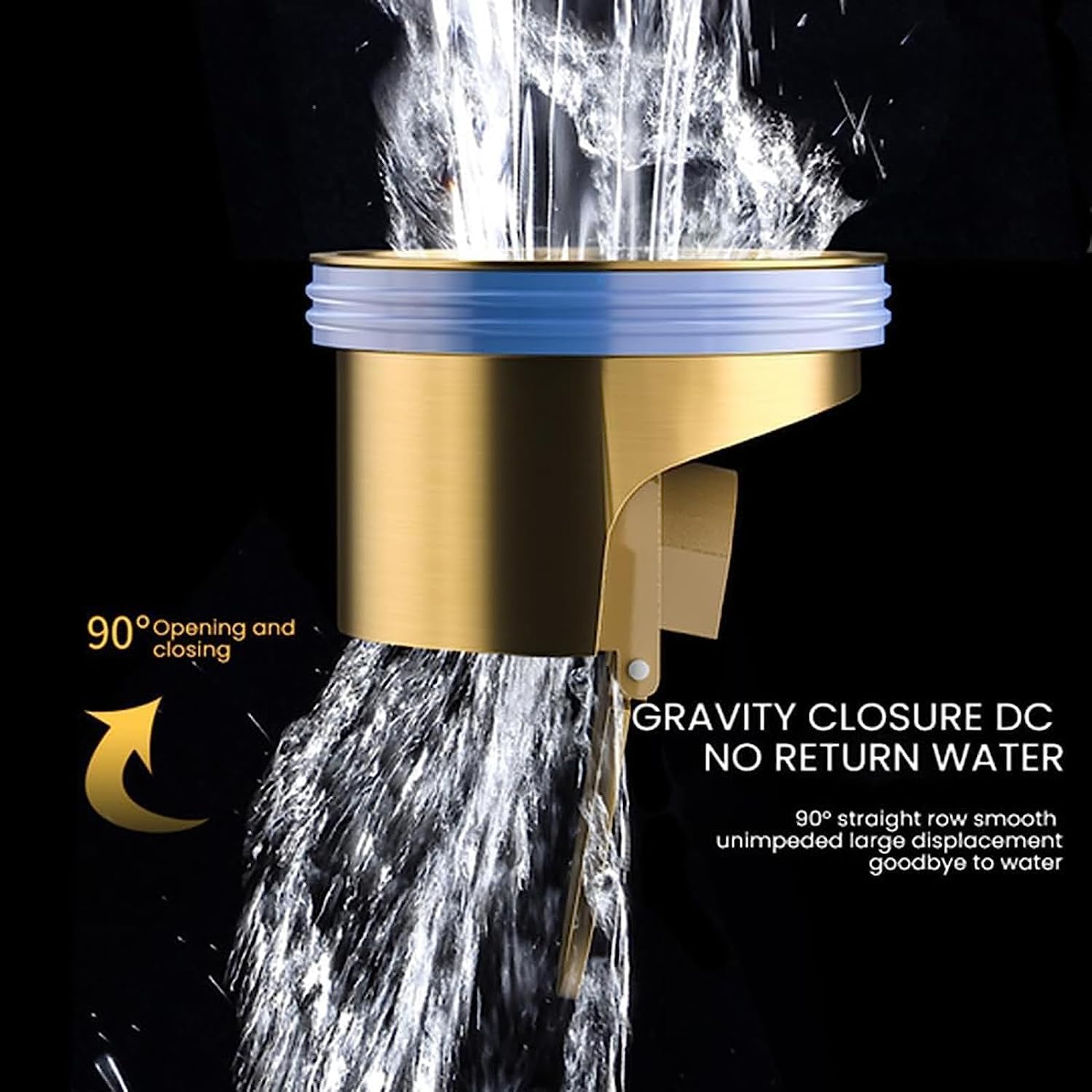 Downspout Universal Brass Floor Drain Core Anti-Odor Deodorizer-SLOOSELYK