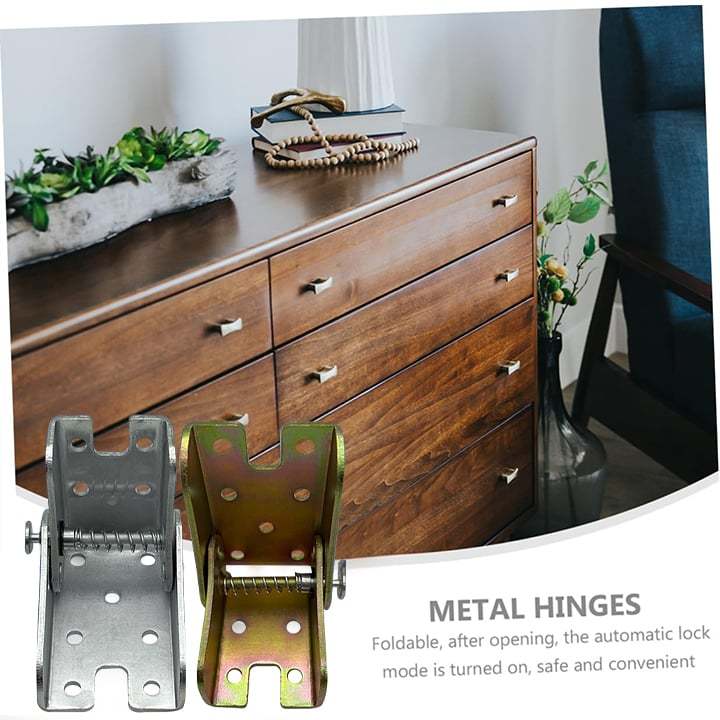 🔥HOT SALE-49%OFF-🛠️90-Degree Self-locking Folding Hinge Lock